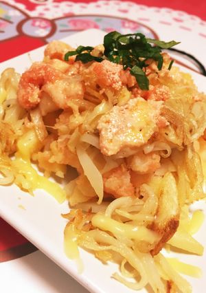 ホク☆カリ☆じゃがいものタラコチーズ焼き-レシピのメイン写真