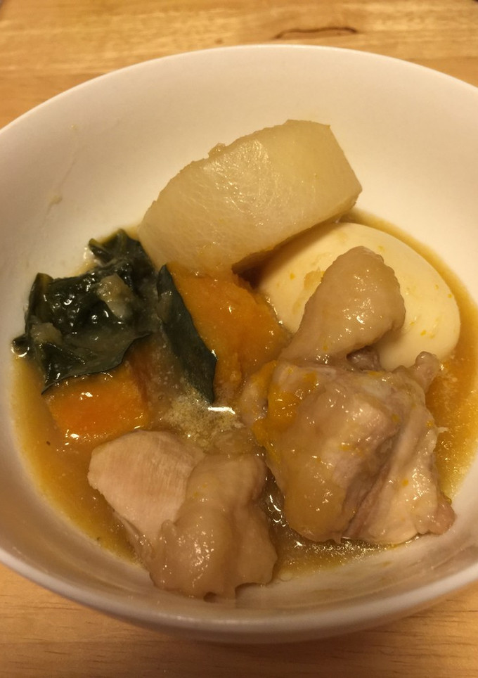 鶏肉とつるむらさき、野菜のみぞれ煮-レシピのメイン写真