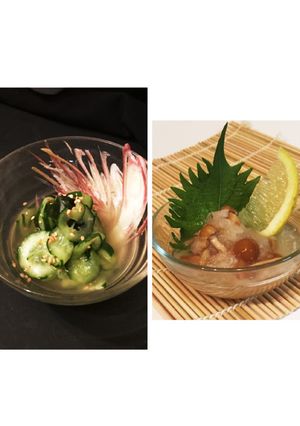 箸休めに＊つゆだくさん酢の物2種-レシピのメイン写真