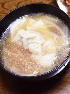 作りすぎた餃子の時は…水餃子スープ!-レシピのメイン写真