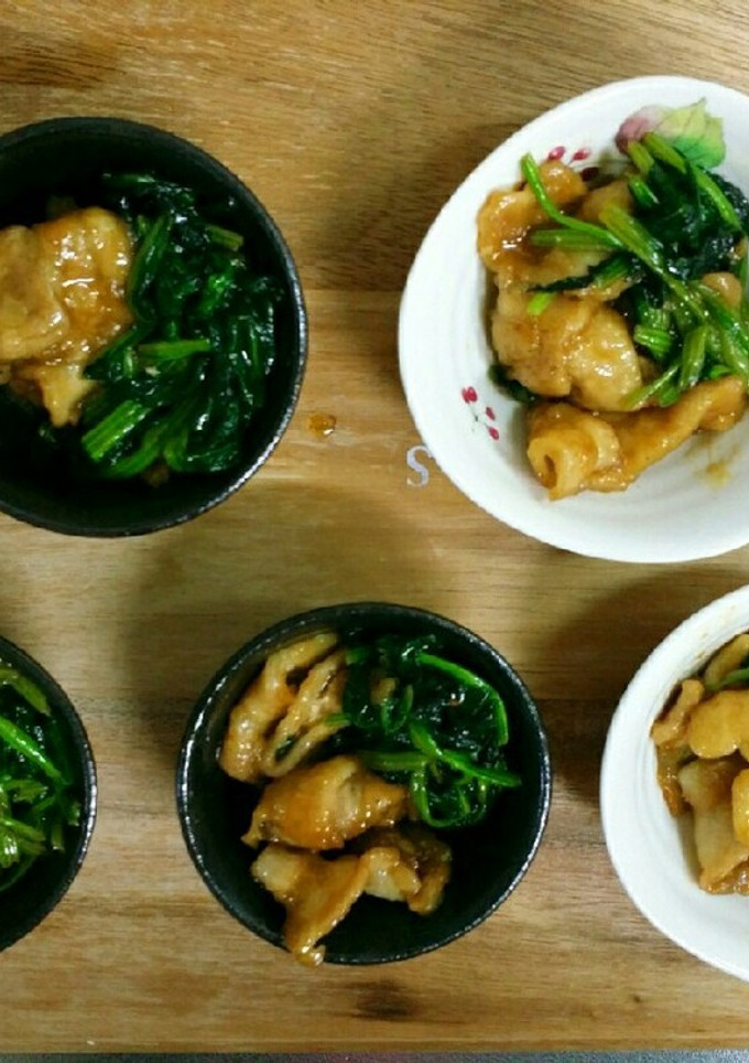 豚肉とほうれん草の炒め物☆お弁当のおかず-レシピのメイン写真