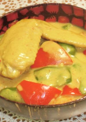 手羽先とピーマンのタイ風カレー-レシピのメイン写真