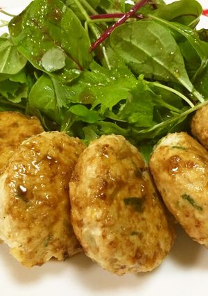 糖質制限中でも食べ応えあり☆ササミつくね-レシピのメイン写真