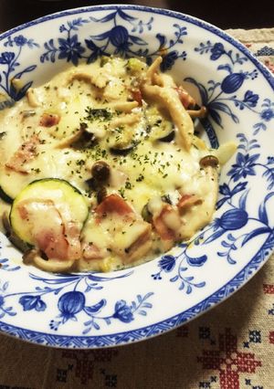 簡単！野菜とベーコンのグラタン☆-レシピのメイン写真