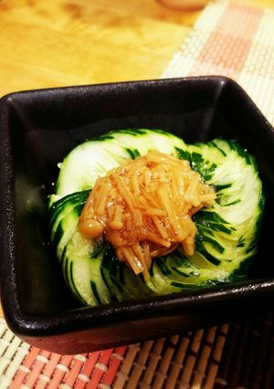 超簡単時短！きゅうりとなめ茸の和え物-レシピのメイン写真