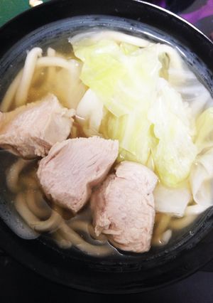 鶏とキャベツのうどん-レシピのメイン写真