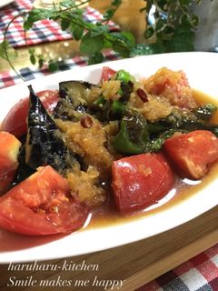 夏野菜のおろし南蛮漬け♡-レシピのメイン写真