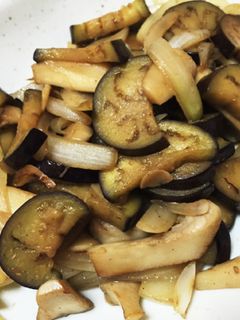 茄子とエリンギのにんにくバター炒め-レシピのメイン写真