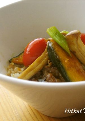 色々野菜ときのこで✿ちゃちゃっと豚丼-レシピのメイン写真