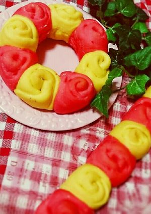 薔薇のちぎりパン-レシピのメイン写真
