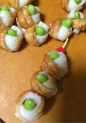 お弁当に！※結び竹輪の枝豆詰め※-レシピのメイン写真