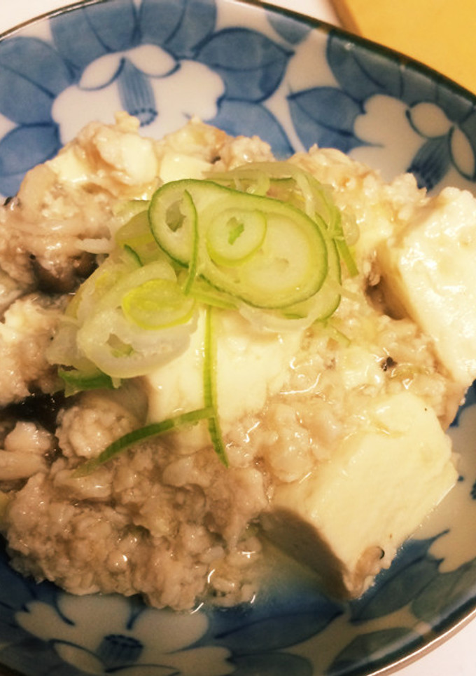 とろとろ豆腐とそぼろのうま煮♡-レシピのメイン写真