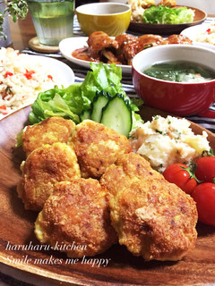 胸肉とお豆腐のカレーナゲット♡-レシピのメイン写真
