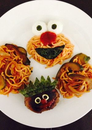 キャラごはん＊エルモとアーニー-レシピのメイン写真