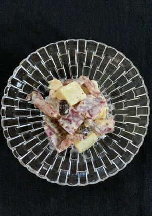 秋のレーズンサツマイモサラダ-レシピのメイン写真