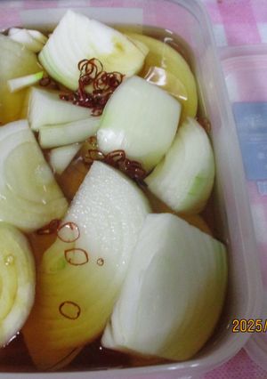 玉ねぎの甘酢漬け😋-レシピのメイン写真