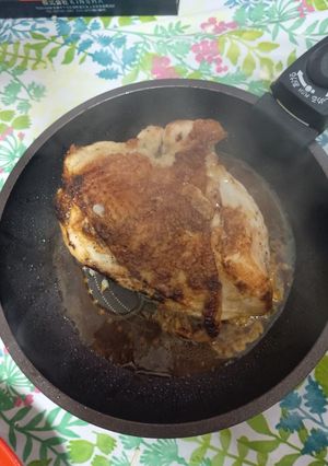 胸肉ステーキ　オーロラソース付-レシピのメイン写真
