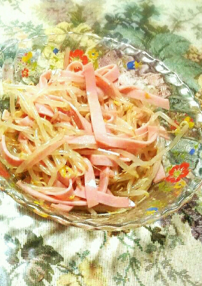 簡単!ハムともやしのコクうま!ナムル⭐-レシピのメイン写真
