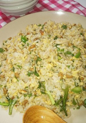 納豆炒飯-レシピのメイン写真