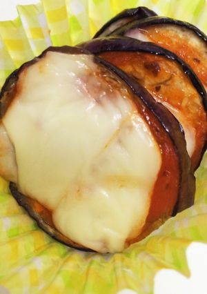 お弁当に★なすのピザチーズ焼き-レシピのメイン写真
