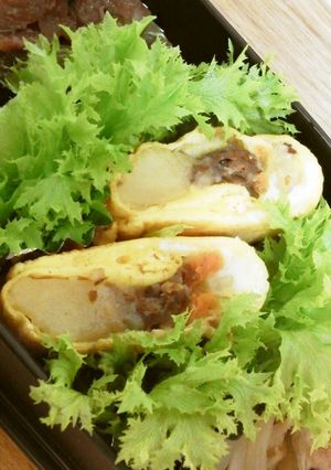 ☆肉じゃがリメイク♪お弁当に玉子焼き☺-レシピのメイン写真