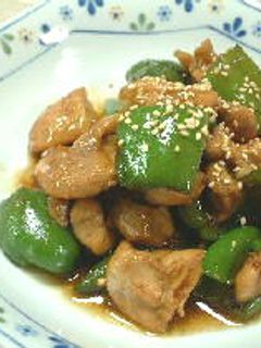 鶏とピーマンの香り煮-レシピのメイン写真