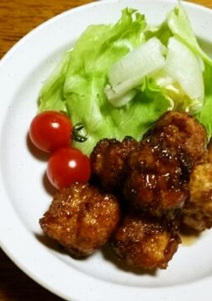 鶏むね肉で作る、鳥つくね-レシピのメイン写真