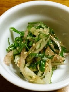 箸休めに♪ミョウガと青しその和え物-レシピのメイン写真