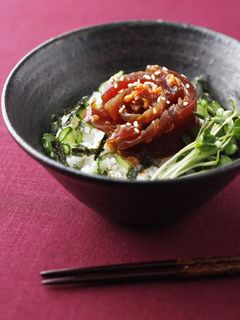 韓国風まぐろ漬け丼-レシピのメイン写真