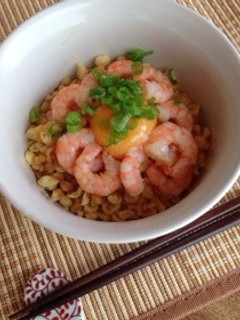 3分で出来ちゃうなんちゃって海老天丼❁-レシピのメイン写真