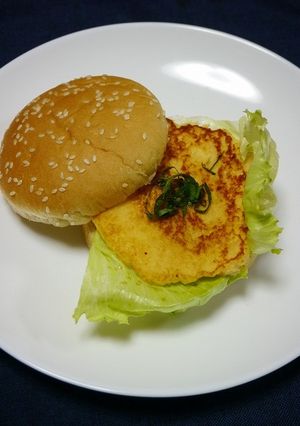 ヘルシー！和風エビバーガー-レシピのメイン写真