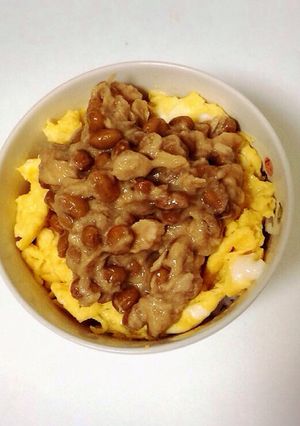 ＊簡単＊ご飯がススム♡みそ納豆-レシピのメイン写真