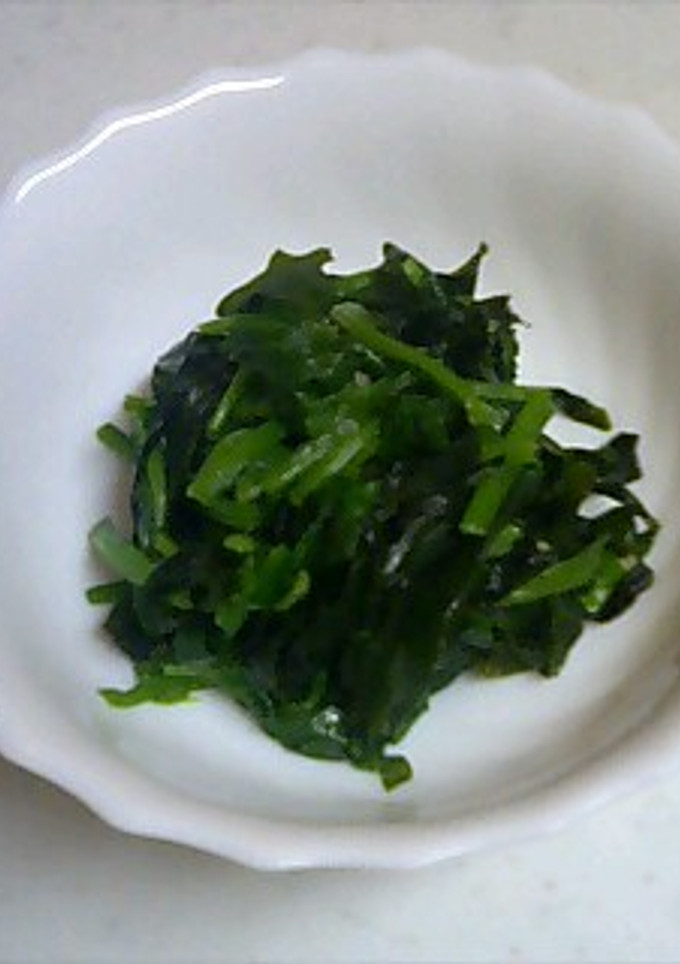 ほうれん草とわかめのしょうが和え-レシピのメイン写真