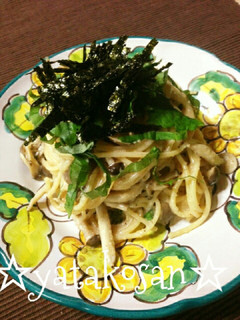 秋味~しめじを使った明太子スパゲティ-レシピのメイン写真