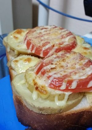 極み☆Wチーズのマヨトマポテトースト!!-レシピのメイン写真