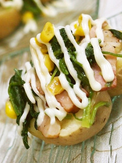 ♡ほうれん草のソテーをリメイクポテデジ♡-レシピのメイン写真