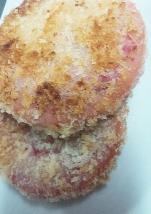 さくさくハムかつ♪フライパン揚げ-レシピのメイン写真