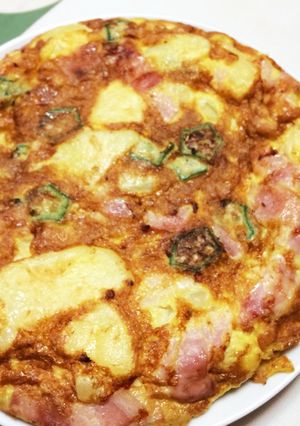 冷めても美味しいスパニッシュオムレツ-レシピのメイン写真