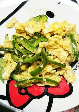 ピーマンの卵炒め-レシピのメイン写真