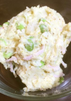 簡単で適当な枝豆入りポテトサラダ-レシピのメイン写真