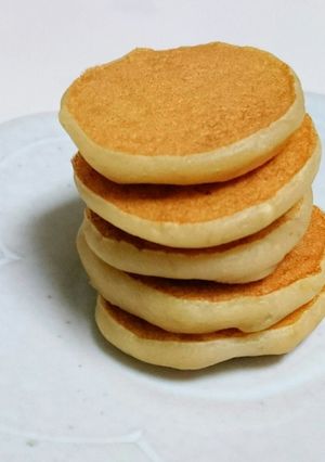 離乳食☆超簡単ふわもちパンケーキ-レシピのメイン写真
