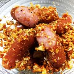 รูปของ ウィンナーのパリパリチーズ和え