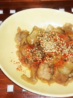 5分で簡単♪豚バラと蓮根の甘辛炒め-レシピのメイン写真