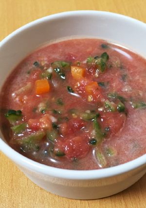 トマトとゴーヤのスープ（ガスパショ）-レシピのメイン写真