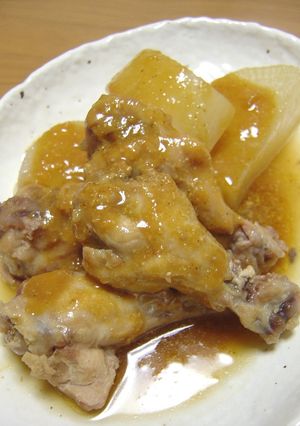 鶏肉と大根のにんにく味噌煮-レシピのメイン写真