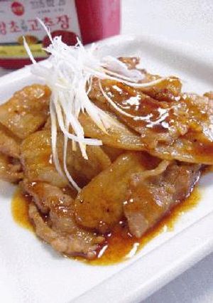 ！あっという間に豚バラのコチュジャン焼き-レシピのメイン写真