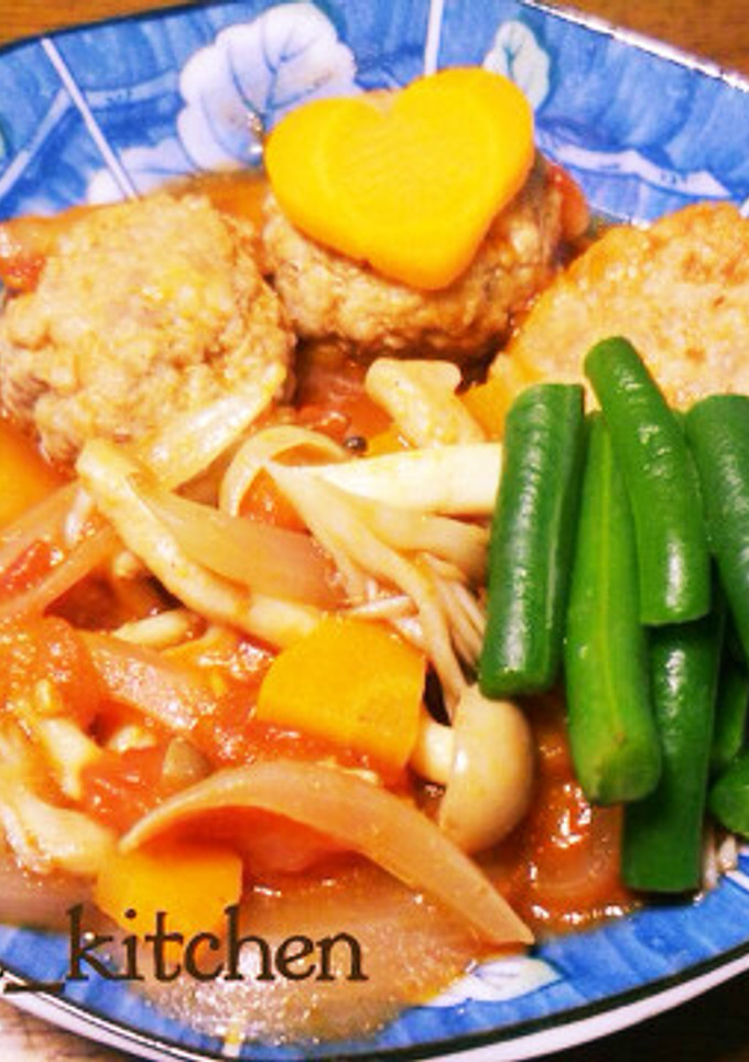 ミートボールときのこのトマト煮-レシピのメイン写真