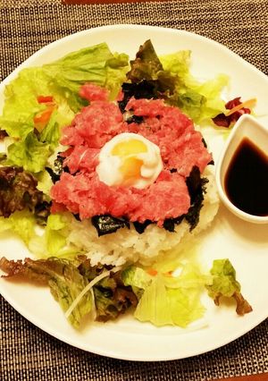 ネギトロ丼プレート-レシピのメイン写真