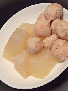冬瓜と鶏団子の煮物。あっさり-レシピのメイン写真