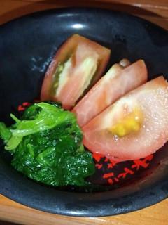 トマトとほうれん草のサラダ-レシピのメイン写真